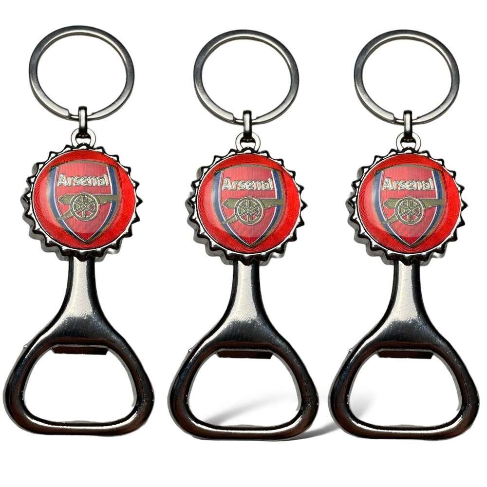 Arsenal Soccer Team Keychain, Bottle Opener, Set of 3
